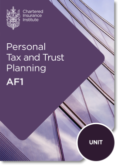 Personal Tax and Trust Planning (AF1)