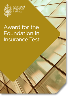 Award for the Foundation Insurance Test