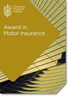 Award in Motor Insurance