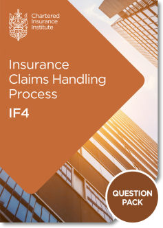 Insurance Claims Handling Process (IF4) - Study Text (Digital Only) 