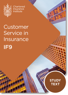 Customer Service in Insurance (IF9) - Update Your Study Text (Digital Only)