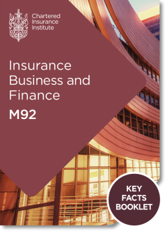 Insurance Business and Finance (M92) - Key Facts Booklet (Printed and Digital)